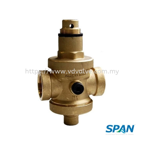 MALGORANI Brass Pressure Reducing Valve (PRV) 3/8" to 4" EUROBRASS 143