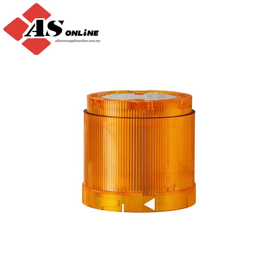WERMA 843 Series Yellow Flashing Effect Signal Tower, LED Bulb 24V dc, DC, IP54 / Model: ASRC84336055 / 84336055