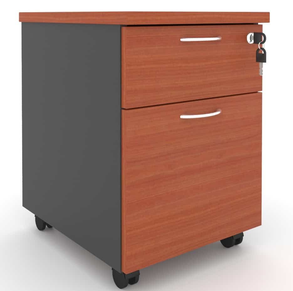 Two Tone Color Office Mobile Pedestal 2 Drawer OFMD1D1F