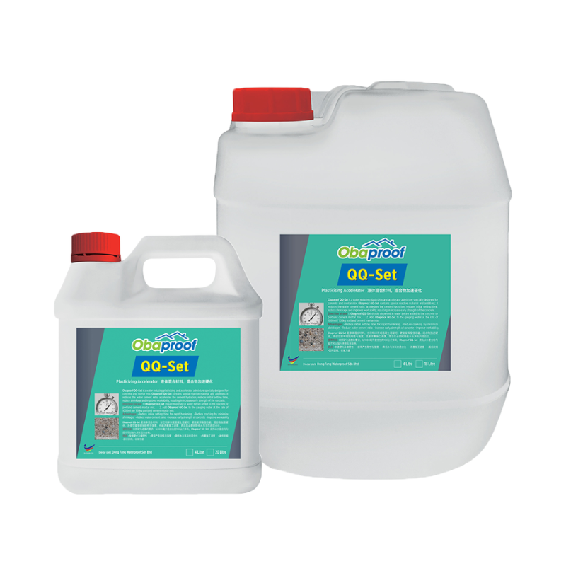 Obaproof QQ Set | Plasticizing Accelerator
