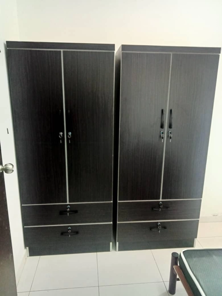 Katil Almari Murah Untuk Rumah Sewa | Metal Single Bed | Wooden Wardrobe | Hostel Furniture For Students ,Workers | Kl | Melaka | A Famosa | Nilai | Cheras | Klang | Johor Bahru 