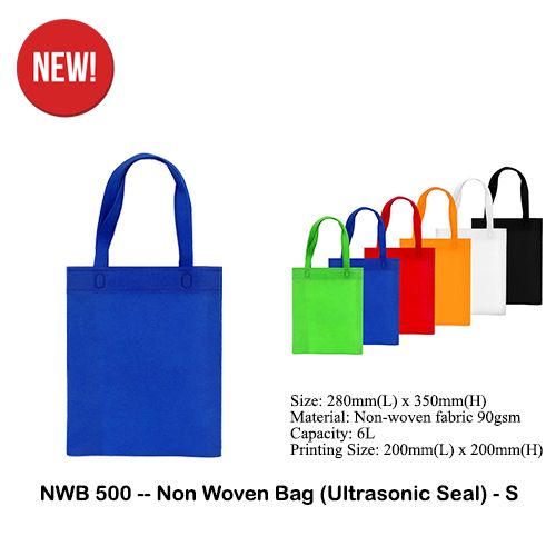 NWB500 -- Non Woven Bag (Ultrasonic Seal) - S