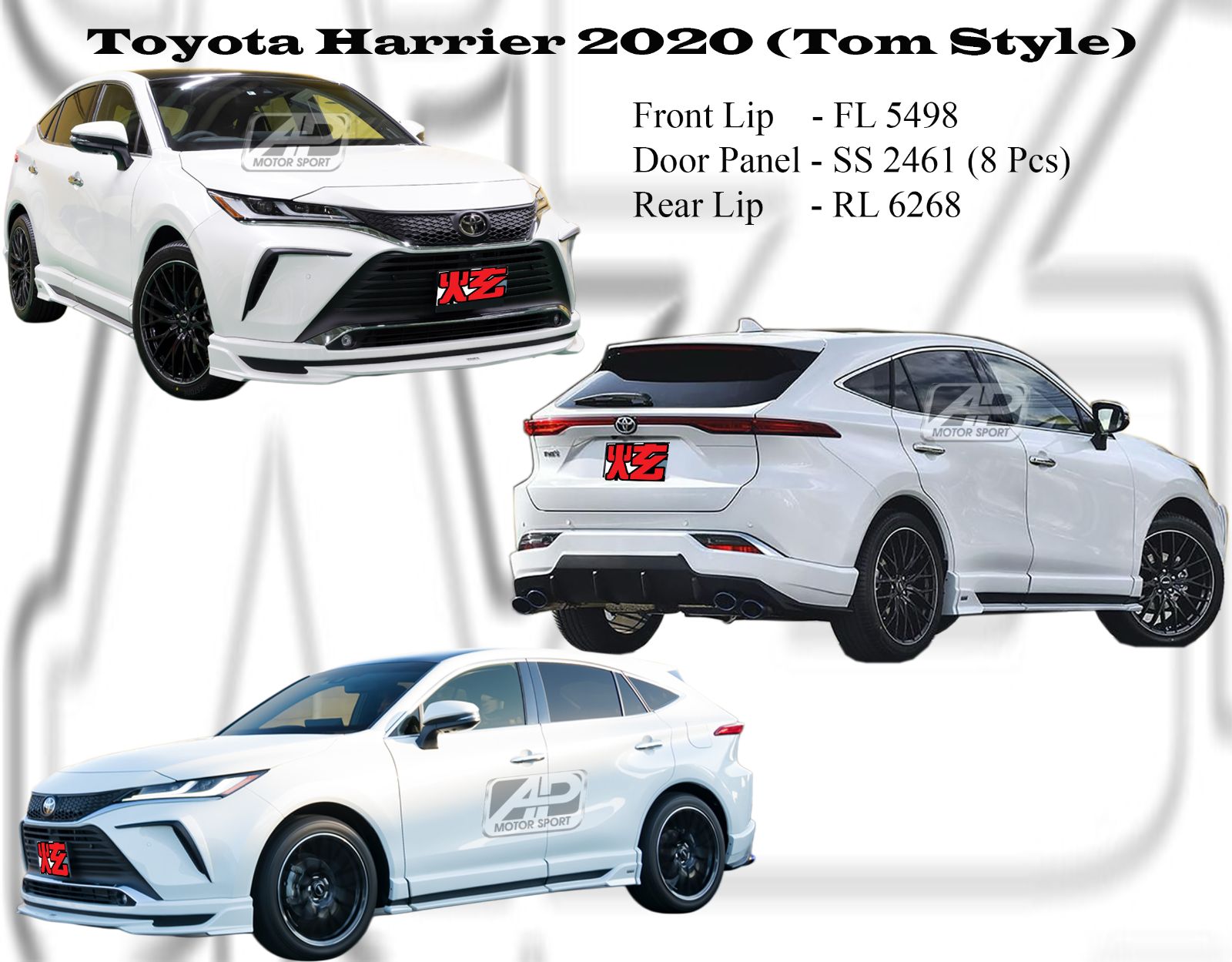 Toyota Harrier 2020 Tom Style Bodykits