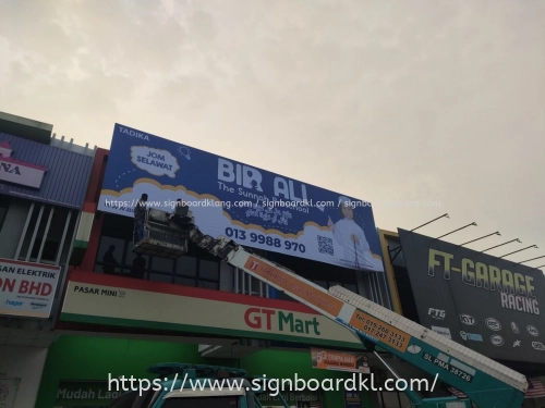 RETAIL SHOP BILLBOARD PRINTING & INSTALL SERVICE AT SRI DUTAMAS, MONT KIARA