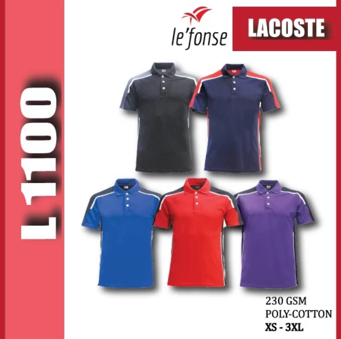 LEFONSE Unisex Premium Fashion Casual Polo Shirt L1100
