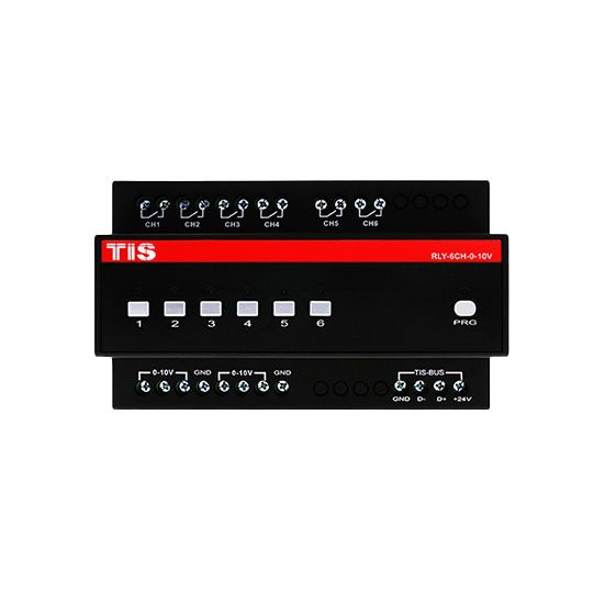 TIS Bus - Dimmers RLY – 6CH – 0-10V