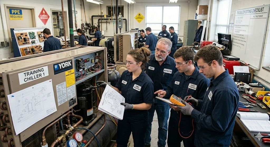Chiller troubleshooting skills training