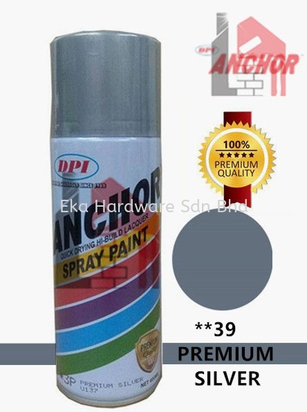 ANCHOR SPRAY PAINT - PREMIUM COLOUR (3P** PREMIUM SILVER)