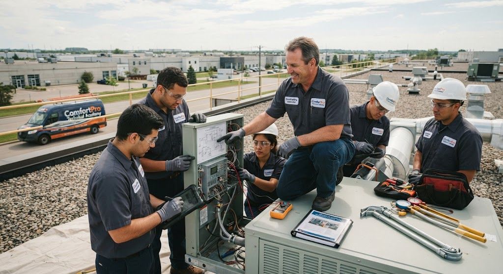 Industrial HVAC installation course