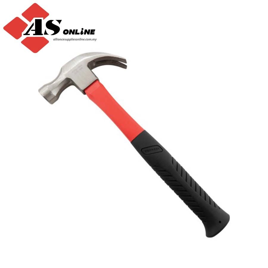 KENNEDY Claw Hammer, 20oz., Fibreglass Shaft, Anti-vibration / Model: KEN5254480K