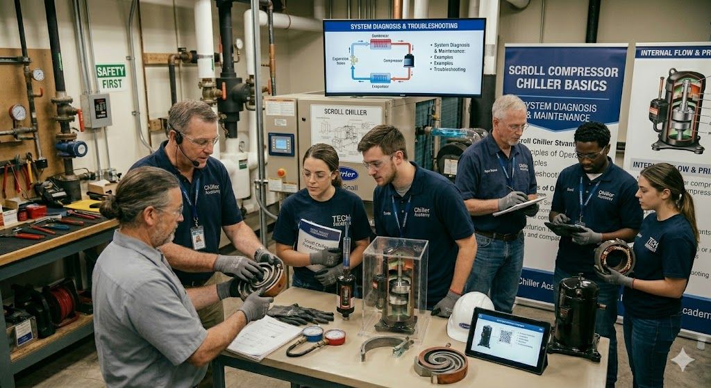 HVAC scroll chiller basics course