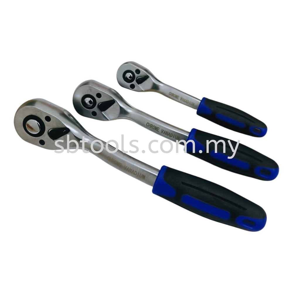 CR-V Ratchet Handle (1/4″,3/8″,1/2″DR)