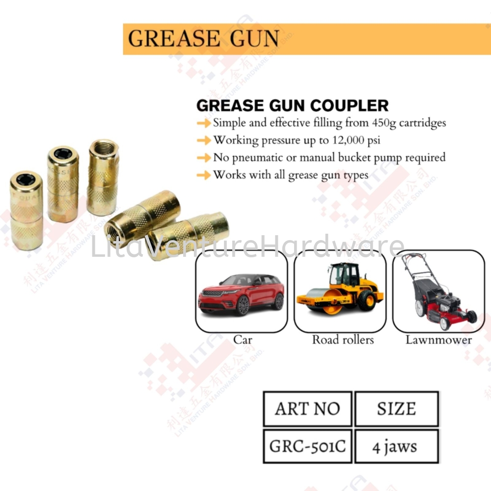 GREASE GUN COUPLER - GRC501C
