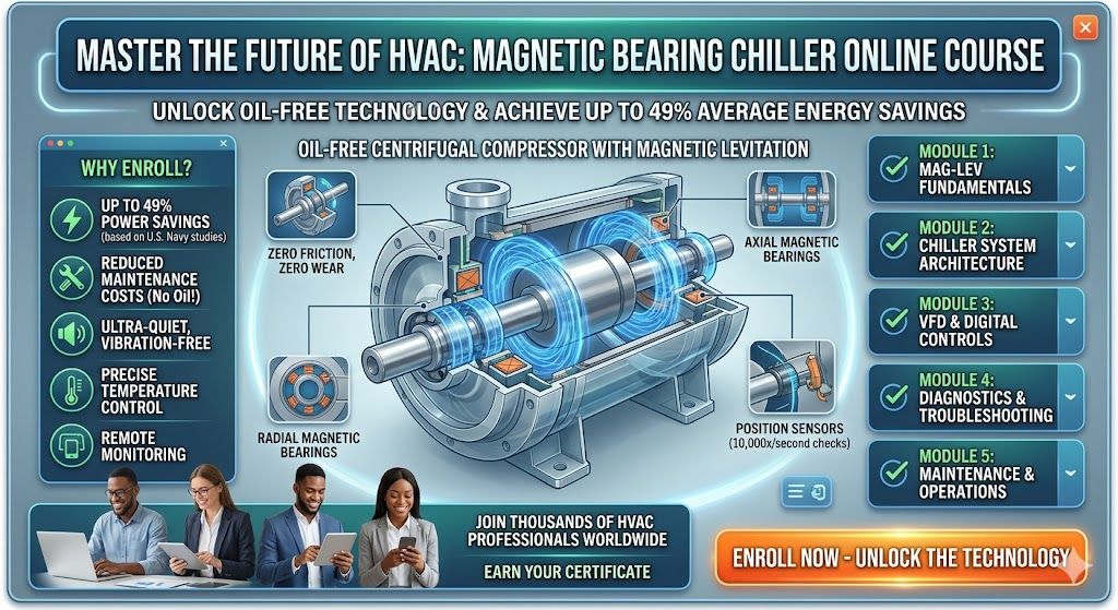 HVAC magnetic bearing chiller online course