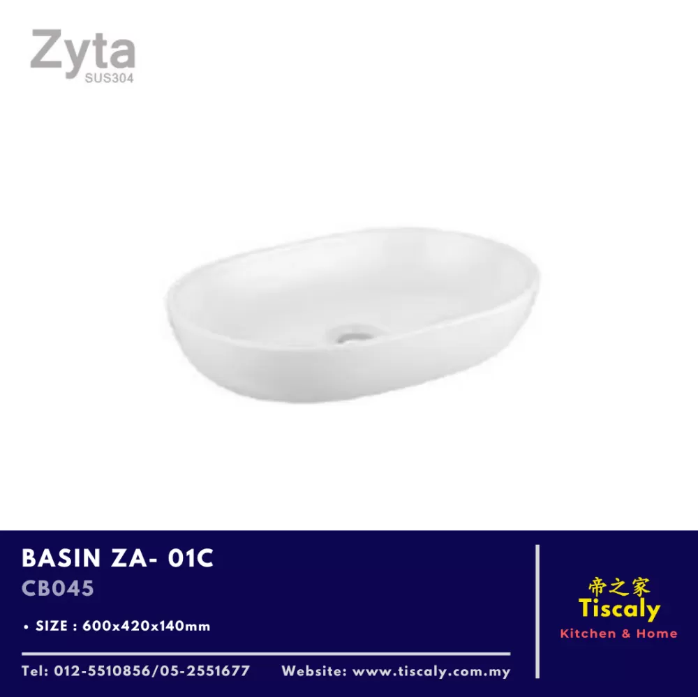 ZYTA COUNTER TOP BASIN ZA-01C CB045