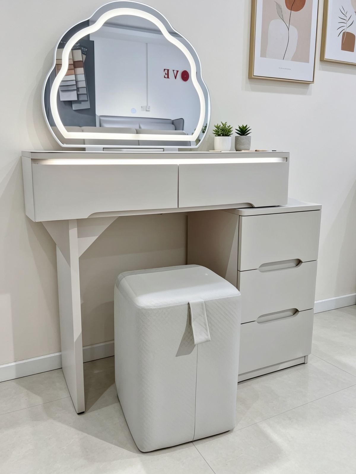 Dressing Table with Stool