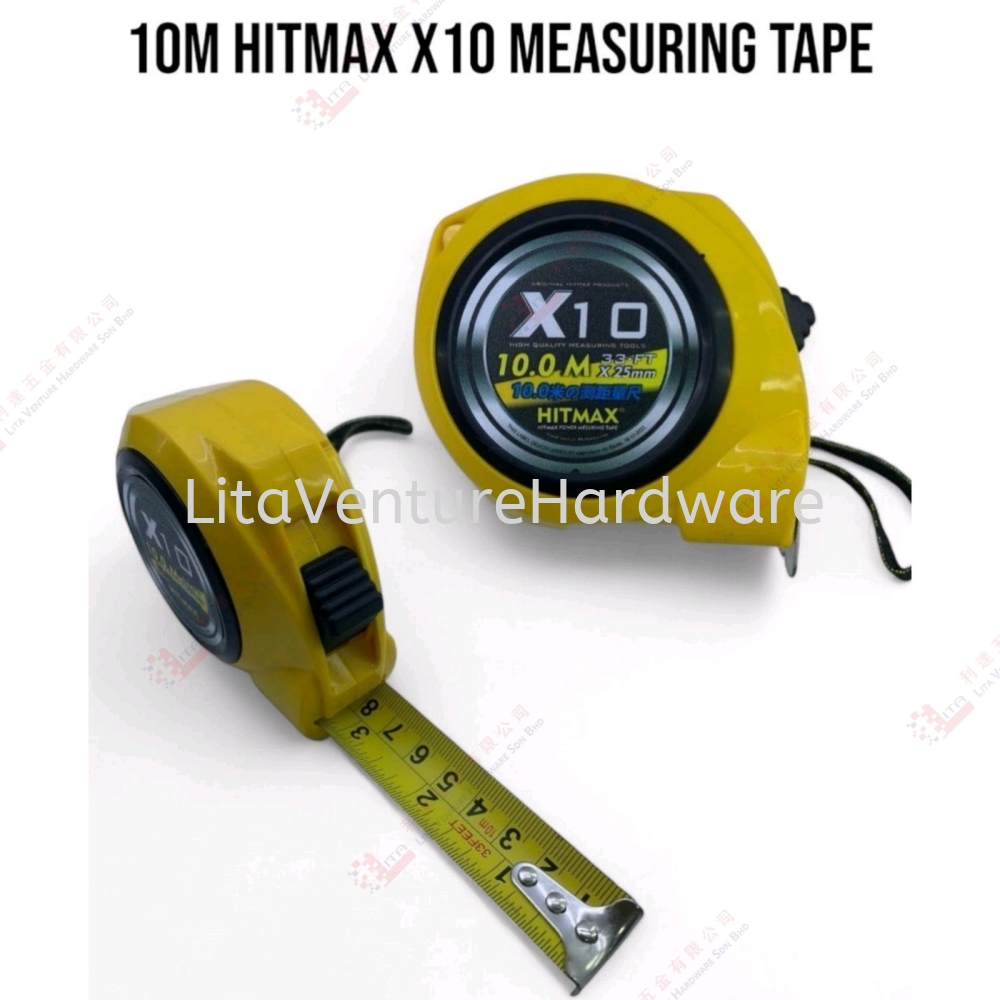 HITMAX BRNAD MEASURING TAPE 10M - X10