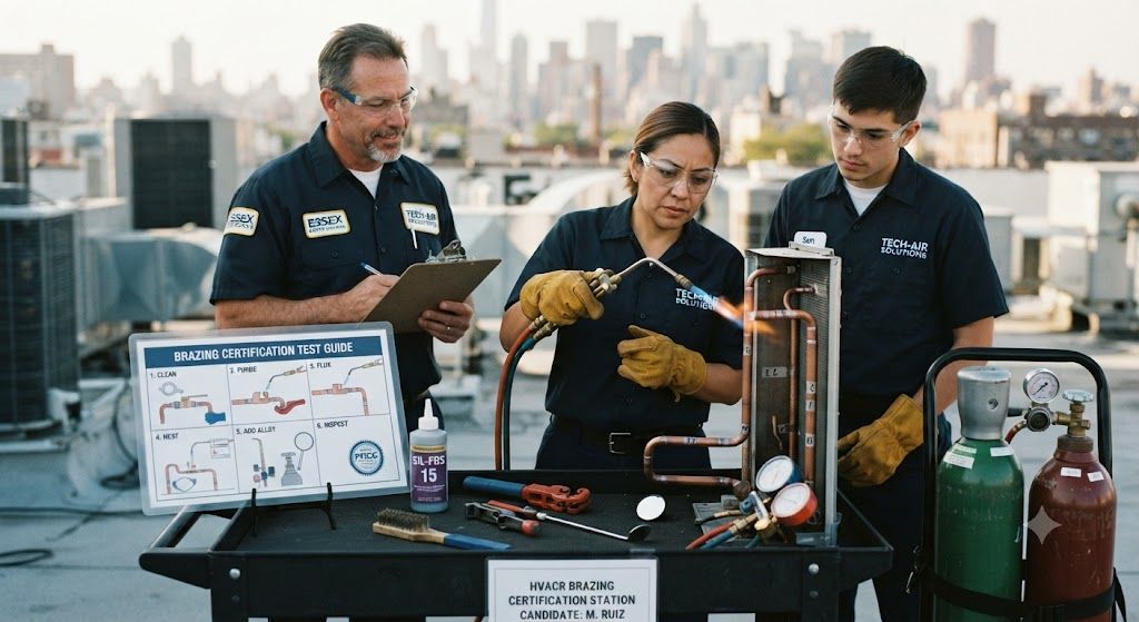 refrigeration HVAC brazing torch certification