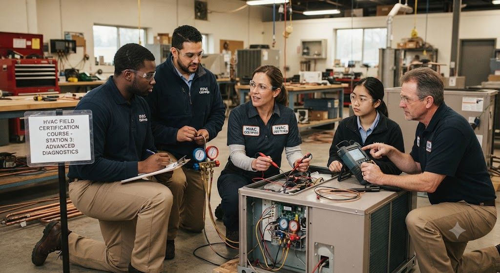 HVAC field technician certification course