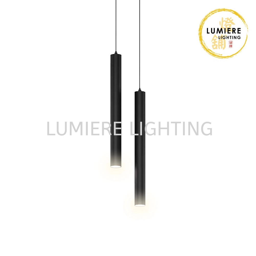 Post Modern Minimalist Tube Style Pendant Light