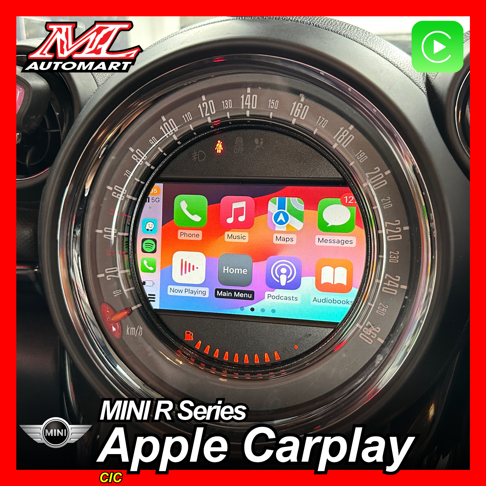 MINI Cooper R Series R50, R53, R55, R56, R58, R60, R61 Apple Carplay Module (CIC)