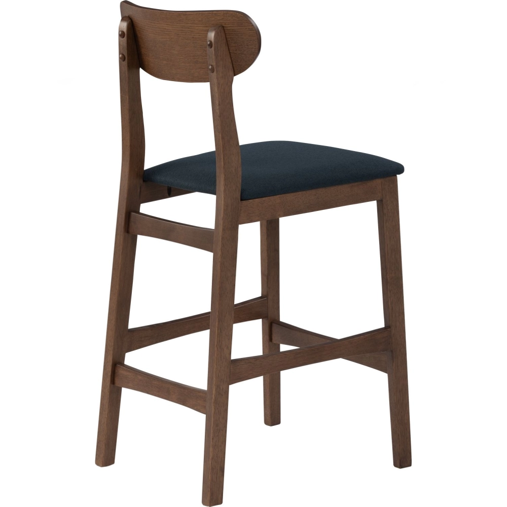 Lennox Barstool - Black (69.5cm Seat Height)