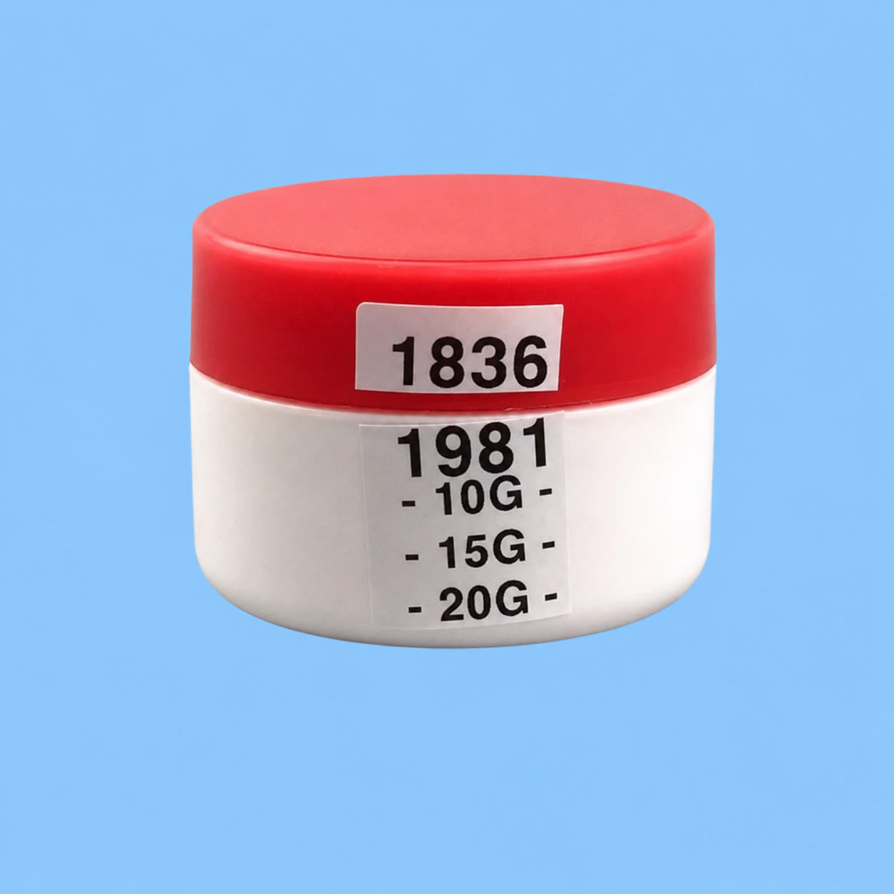 Colour Cream Jar 10-20g : 1981
