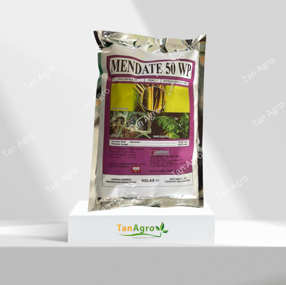 AGR Fungicide Mendate 50 WP (A.i: Benomyl 50%) 500gm