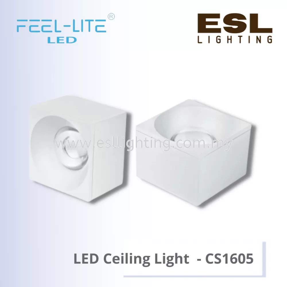FEEL LITE LED CEILING LIGHT -  CS1605/7W-WH(BK) / CS1605/12W-WH(BK) 