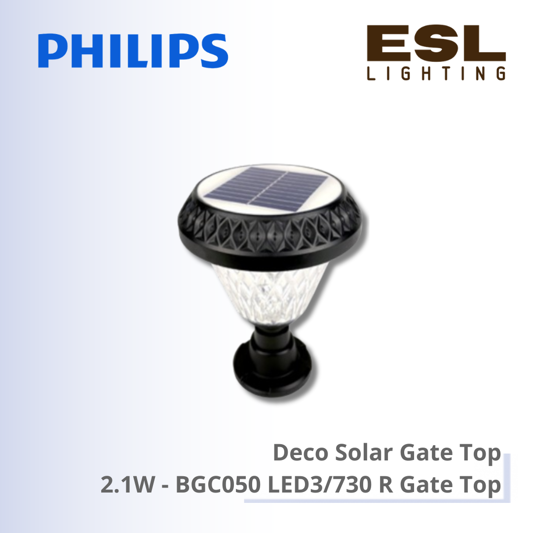 Philips Deco Solar Gate Top 2.1W - BGC050 LED3/730 R Gate Top IP65