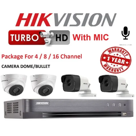 HIKVISION 2MP 4 IN 1 DS-2CE16H0T-ITF IR FHD Bullet OUTDOOR CAMERA CCTV CAMERA 