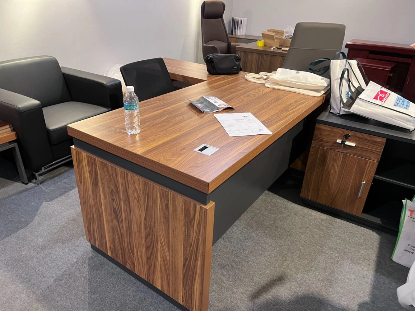 2023 New Arrival ! Well-Made Director Office Table | Office Table Penang | Office Furniture Penang | Kl | Ampang | Shah Alam | Lunas | Kulim | Ipoh | Bagan