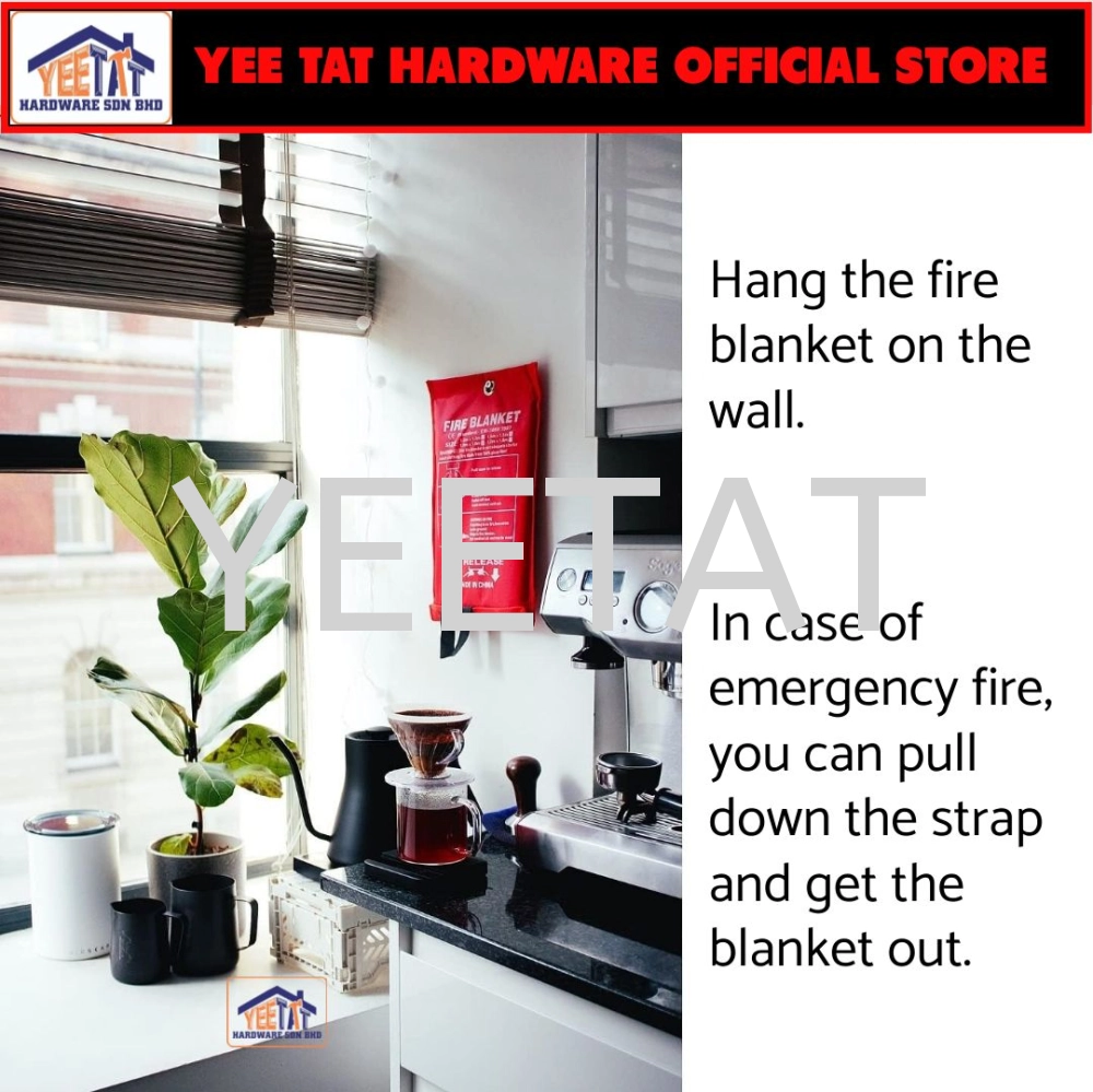 DO SAFE FIRE BLANKET FOR EMERGENCY USE (1.2m x 1.8m)