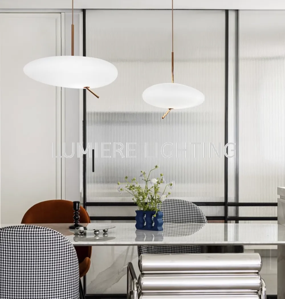 Post Modern Pebble Soft Touch Pendant Light