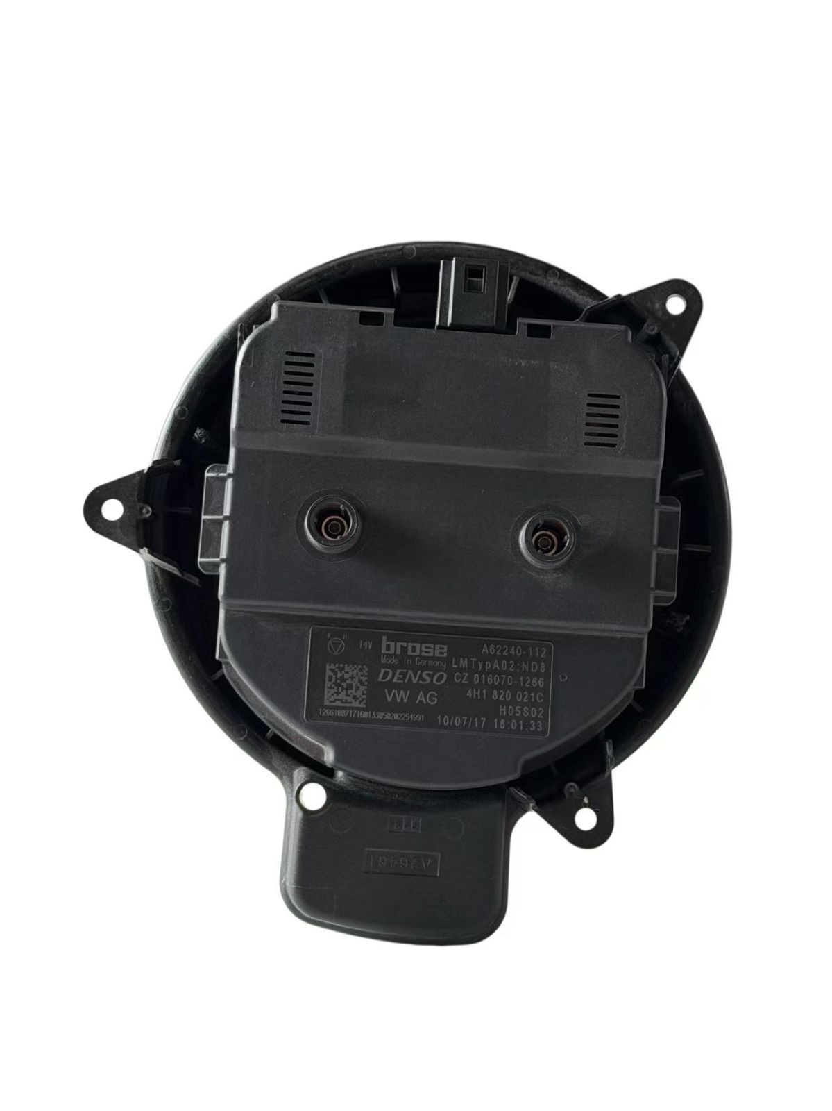 DENSO & Brose Germany A/C Heater Blower Motor | PN:016070-1266 / A62240-112 | OEM 4H1820021B / 4H1820021C | Fits VW Phaeton, Touareg & Audi A8 D4, A7 C7, A6 C7, Q7