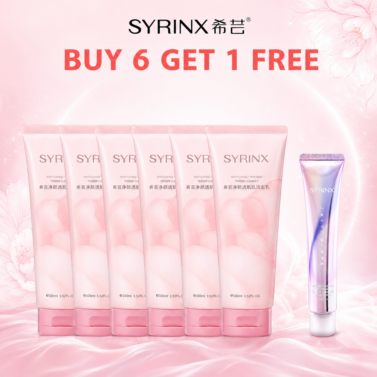 Aqua Penetration Cleaning Foam 6 Btl*100ml Get Soft Moisturising Hand Cream 45g Free
