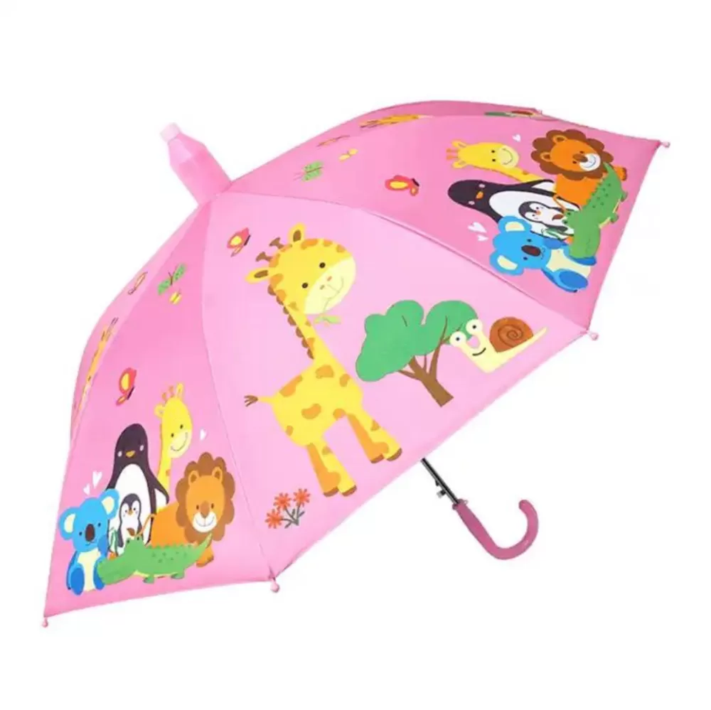 Customized Windproof Hook Handle Umbrella for Kids  01