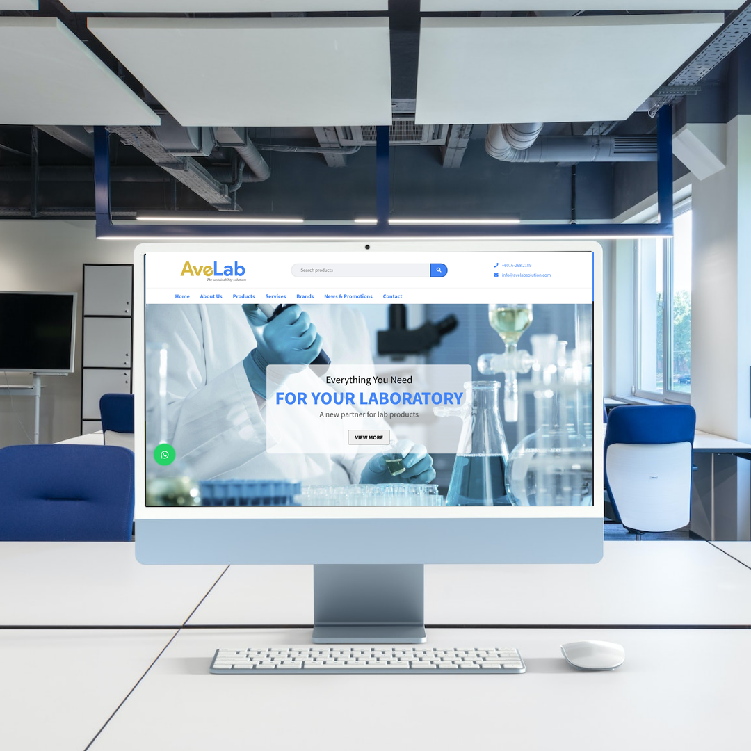 Laboratory Equipment Supplier Web Design | SEO | Digital Marketing | Selangor