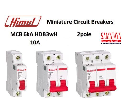 Himel 10A 2 Pole MCB