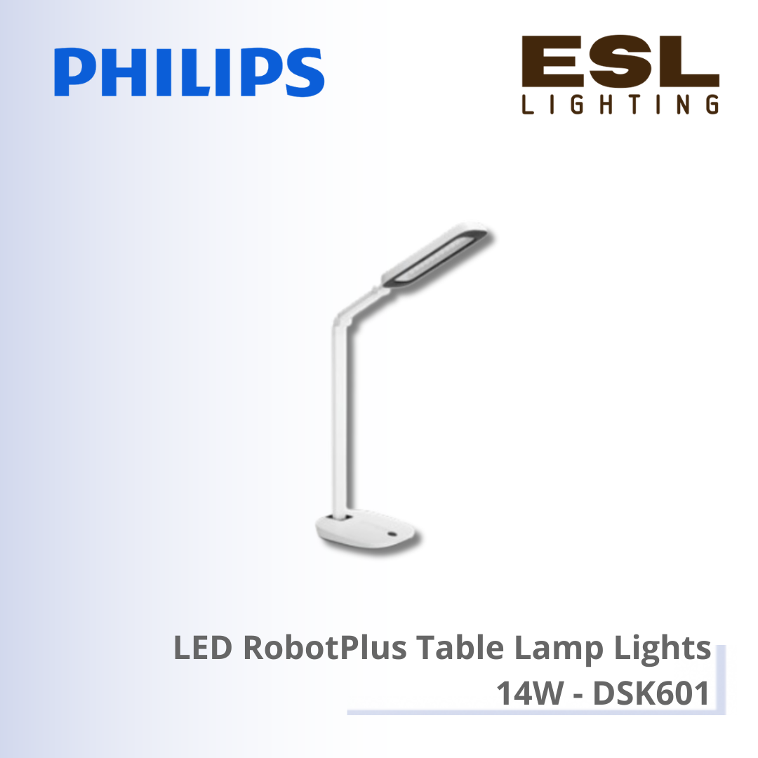 Philips LED RobotPlus Table Lamp Lights (Study Series) 14W - DSK601