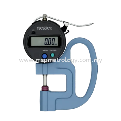 Teclock Digital Thickness Gauge,12mm/0.01 SMD-540S2 Series