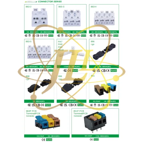 JLUX CONNECTOR SERIES 450VAC/500VAC [16A/24A/17.5A]