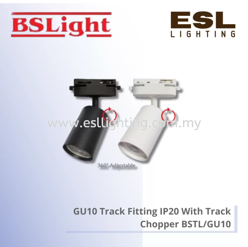 BSLIGHT GU10 Track Fitting IP20 with Track Chopper - BSTL/GU10