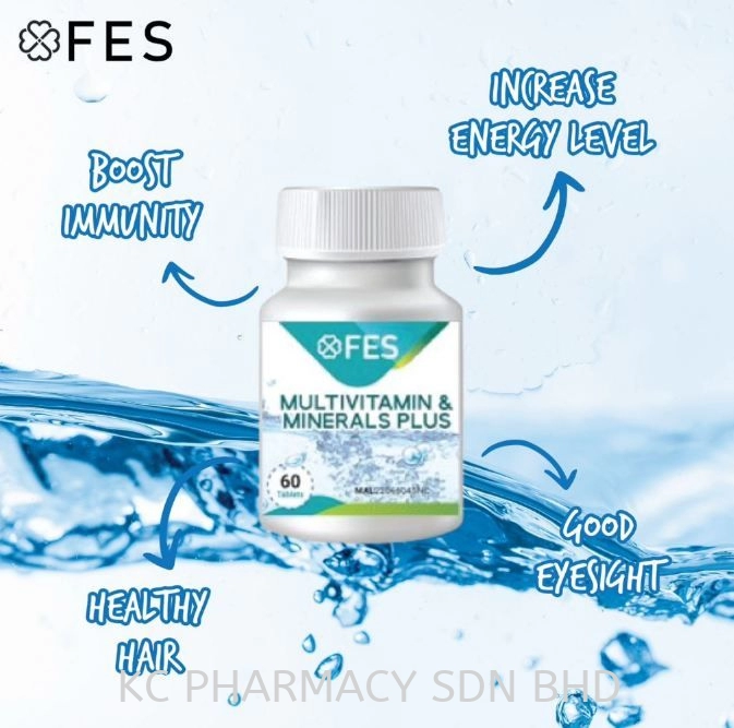 (NEW PRODUCT) FES MULTIVITAMIN & MINERALS PLUS 30'S x 2 BOTTLES