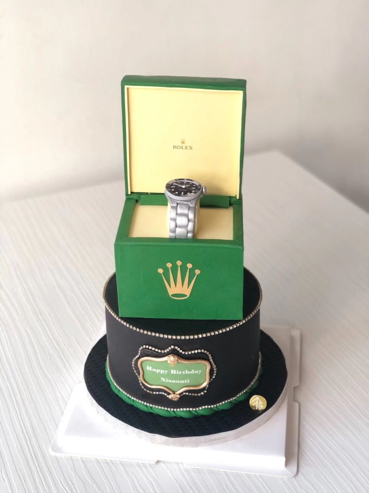 Rolex Watch Cake