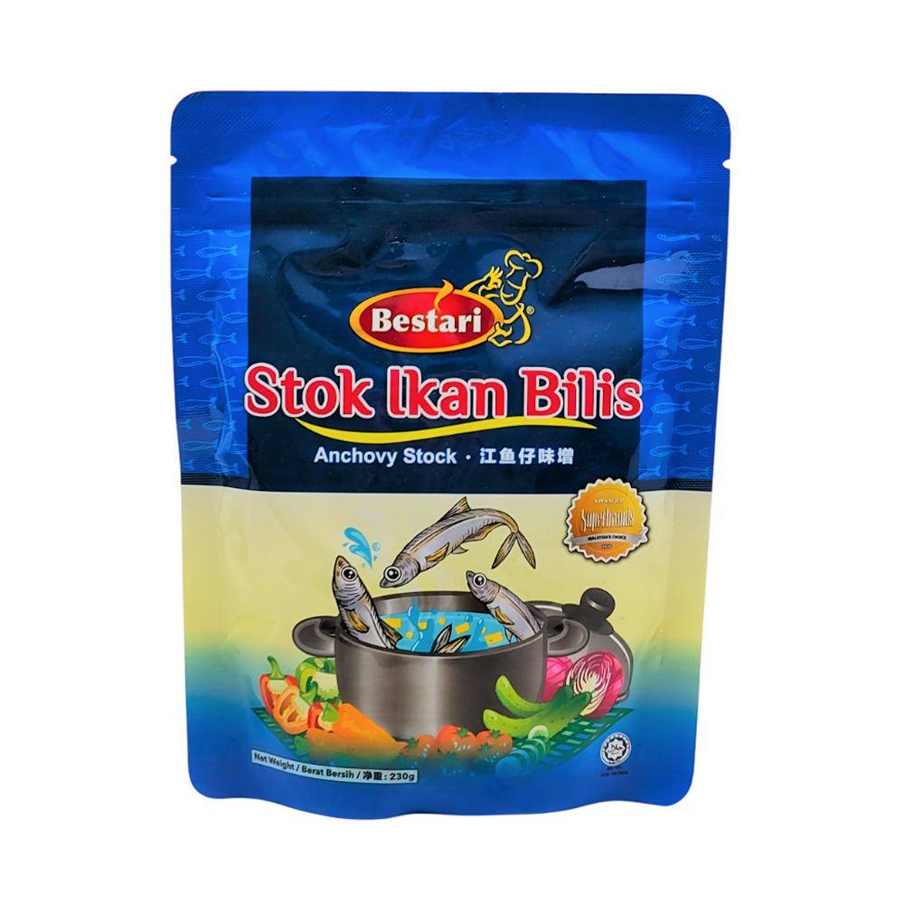 Bestari Stok Ikan Bilis / Anchovy Stock 230g