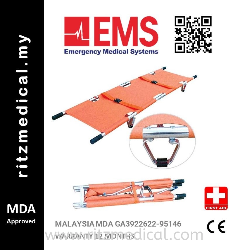 Aluminum Alloy Foldaway Stretcher (2 fold)   Model YXH-1F1