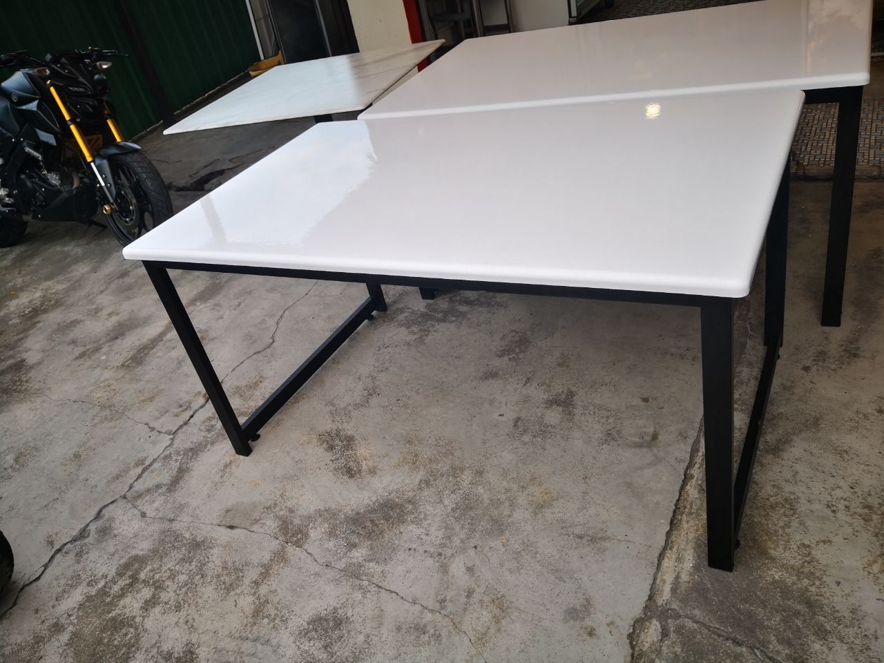 Fibreglass Rectangular Table Dining Table Restaurant Table