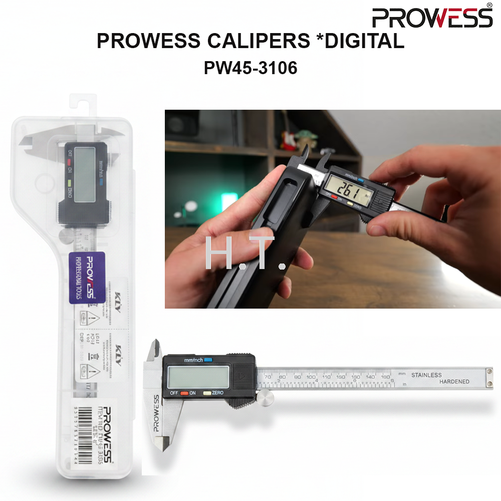 PROWESS CALIPERS DIGITAL | ELECTRONIC PRECISION MEASURING TOOL | DIGITAL VERNIER CALIPER ( PW45-3106 )