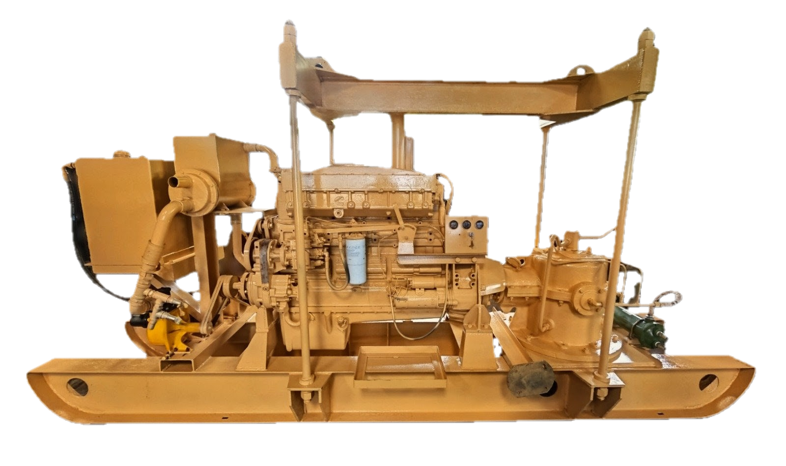 Cummins Engine coupled with LS500 Gearbox, 12" Sand Pump